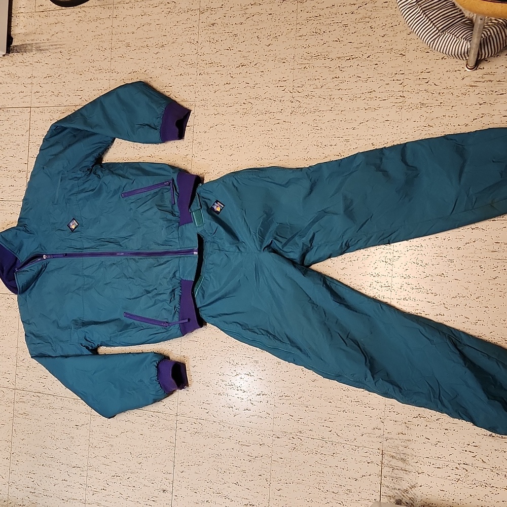 Woolrich Teal Retro Sigmet Gear Winter Snow Suit Set Vintage 80s